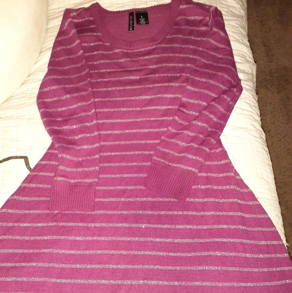 Long sleeve sweater dress